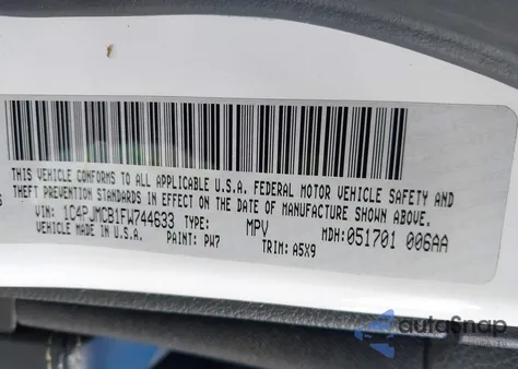 2015 Jeep Cherokee Latitude from USA, damaged, VIN 1C4PJMCB1FW744633